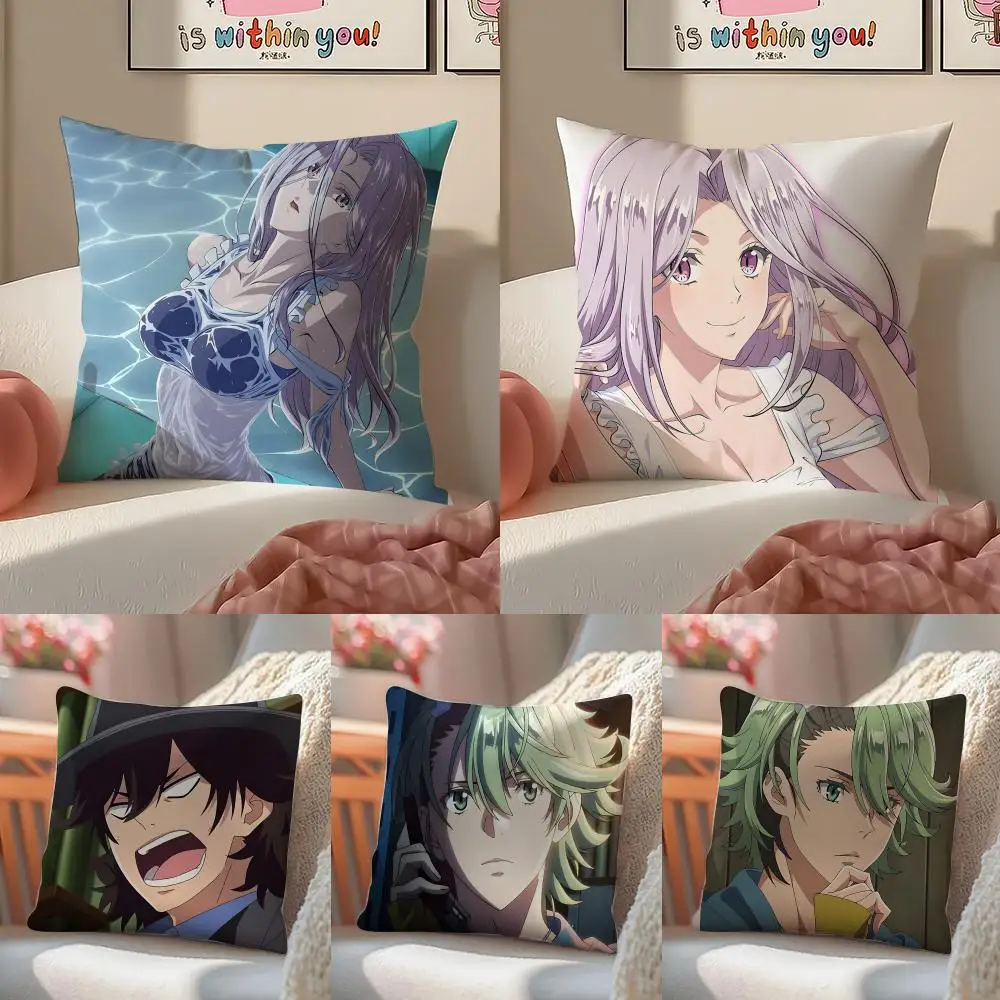 Detective Animation F-Fuuto PI Cushion Cover Pillowcase Short Plush Invisible zipper Room Sofa Cushion Cover