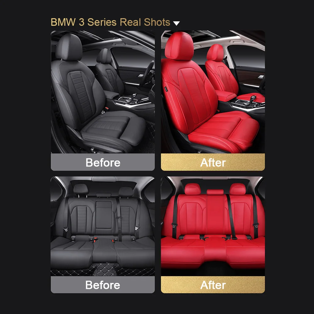 Für Toyota Tundra 2013 2014 2015 2016 2017 2018 2019 2020 2021 PU-Leder Maßgefertigte Autositzbezüge Komplettset Schutz-Zubehör – Detail 32