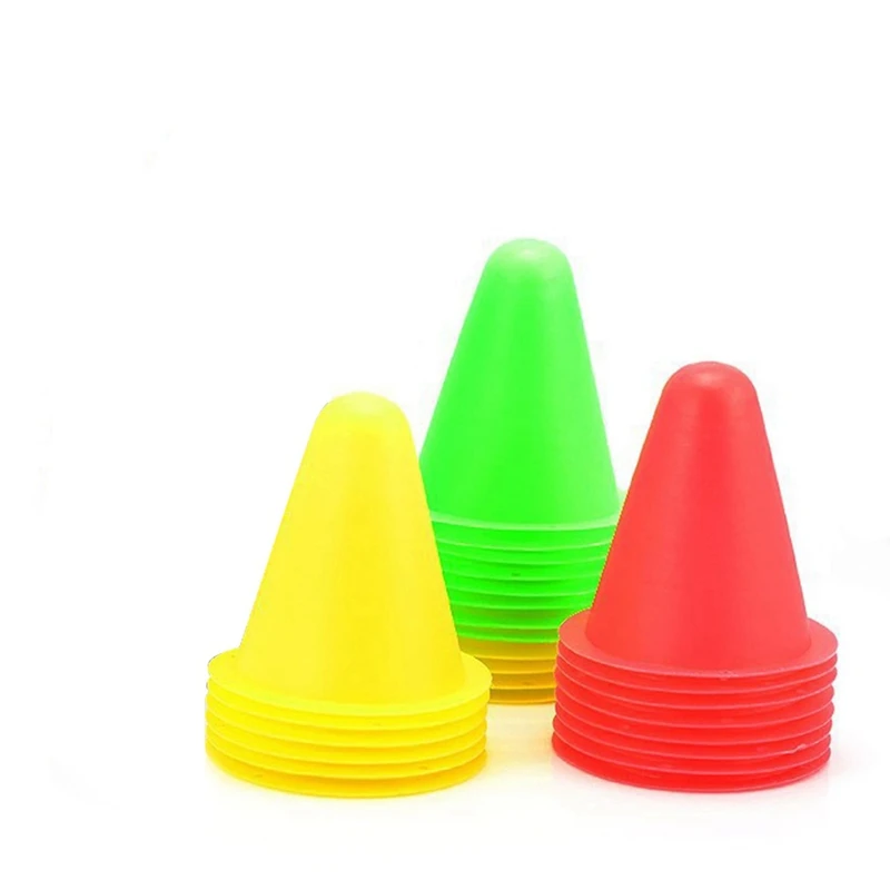 Soft Plastic Agility Field Marker For Soccer,Football - Indoor/Outdoor Skating - Training Cones For Drills And Games