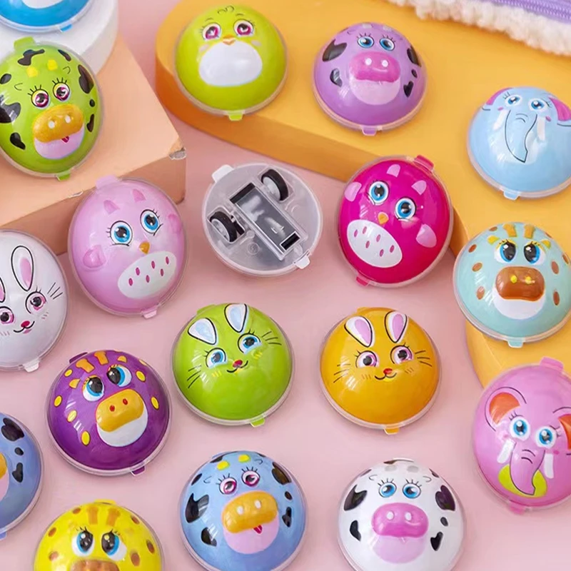 10 sztuk prezenty dla dzieci niespodzianka Mini wycofaฤ z samochodami i zwierzฤtami zabawki dla dzieci samochรณd wyลcigowy Party urodziny/Baby Shower