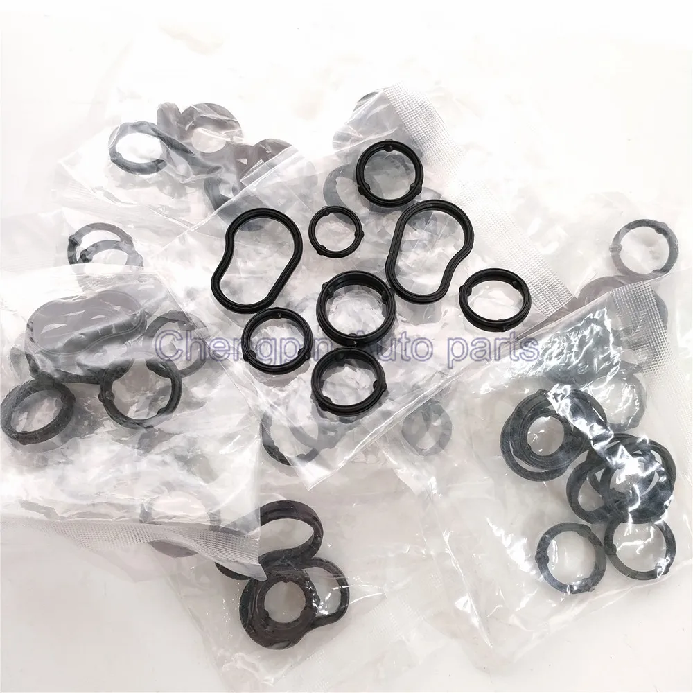 10 sets Engine Oil Cooler Filter Ring Gaskets O-Ring 68166067AA For Chrysler Town & Country Dodge Grand Caravan Avenger Durango