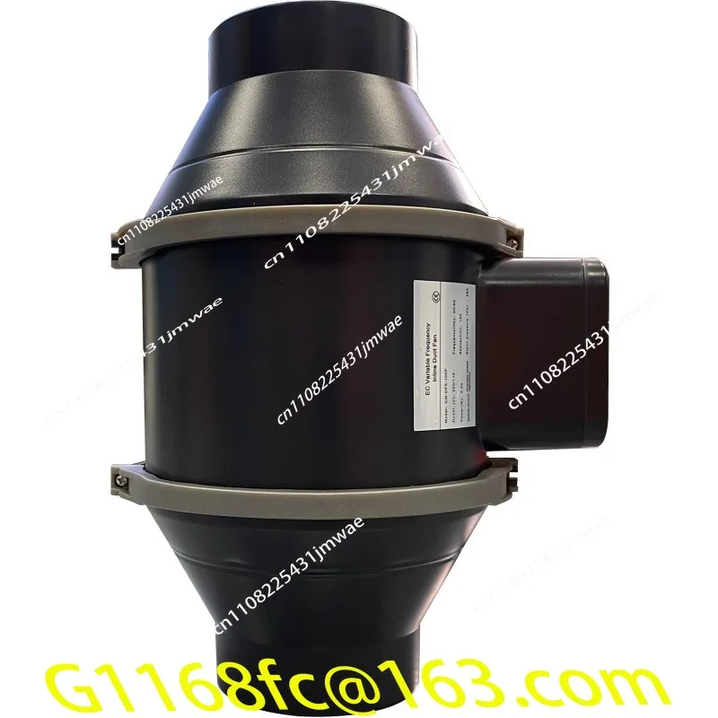 AC100-240V Diagonal Flow Duct Fan Air Conditioner Strong Wind Exhaust Fan Ventilation Fan EC Control Speed Regulation