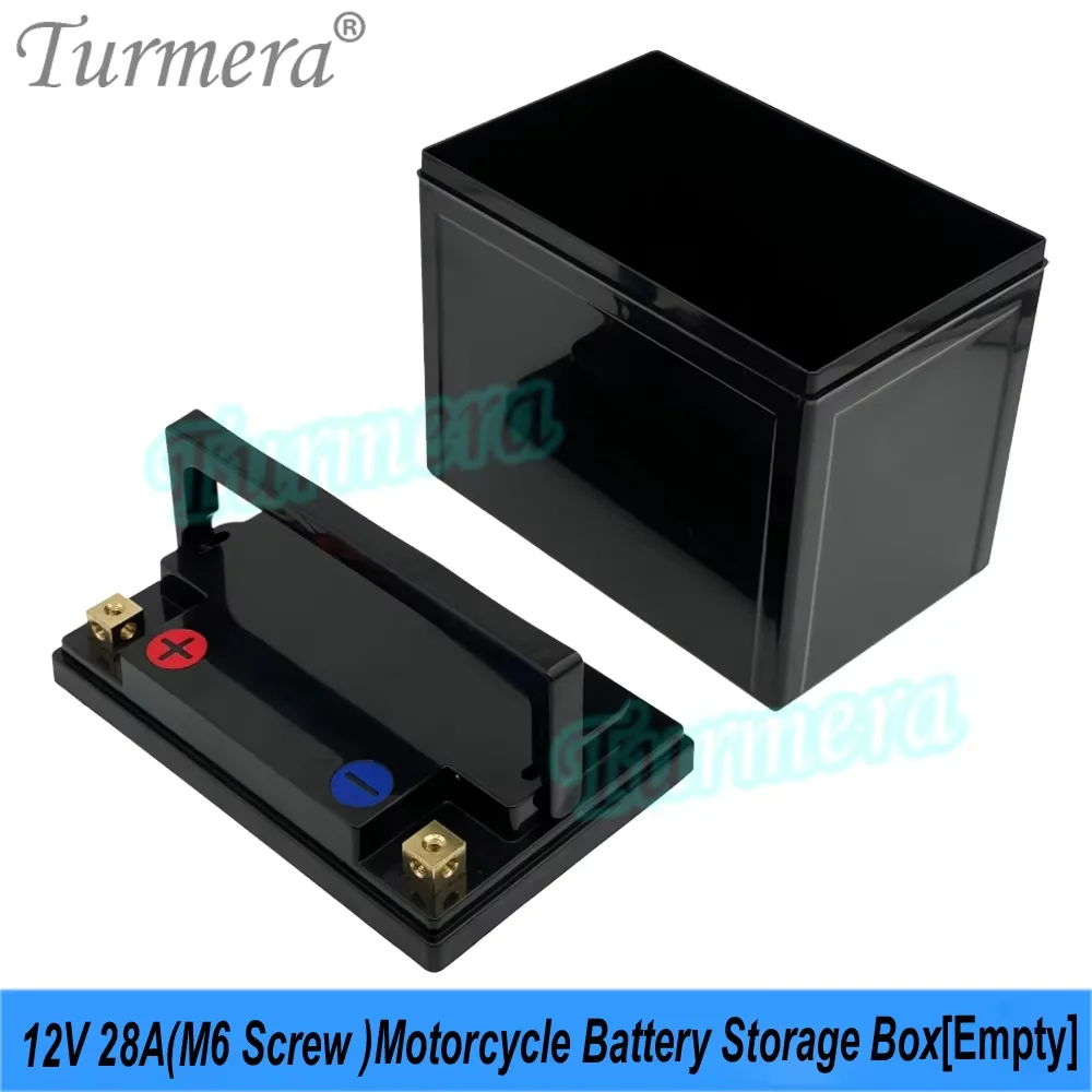Scatola di immagazzinaggio batteria moto 12V 28A Vuoto avviamento auto adatto per batterie 18650 32700 33140 Sostituzione piombo-acido 12V