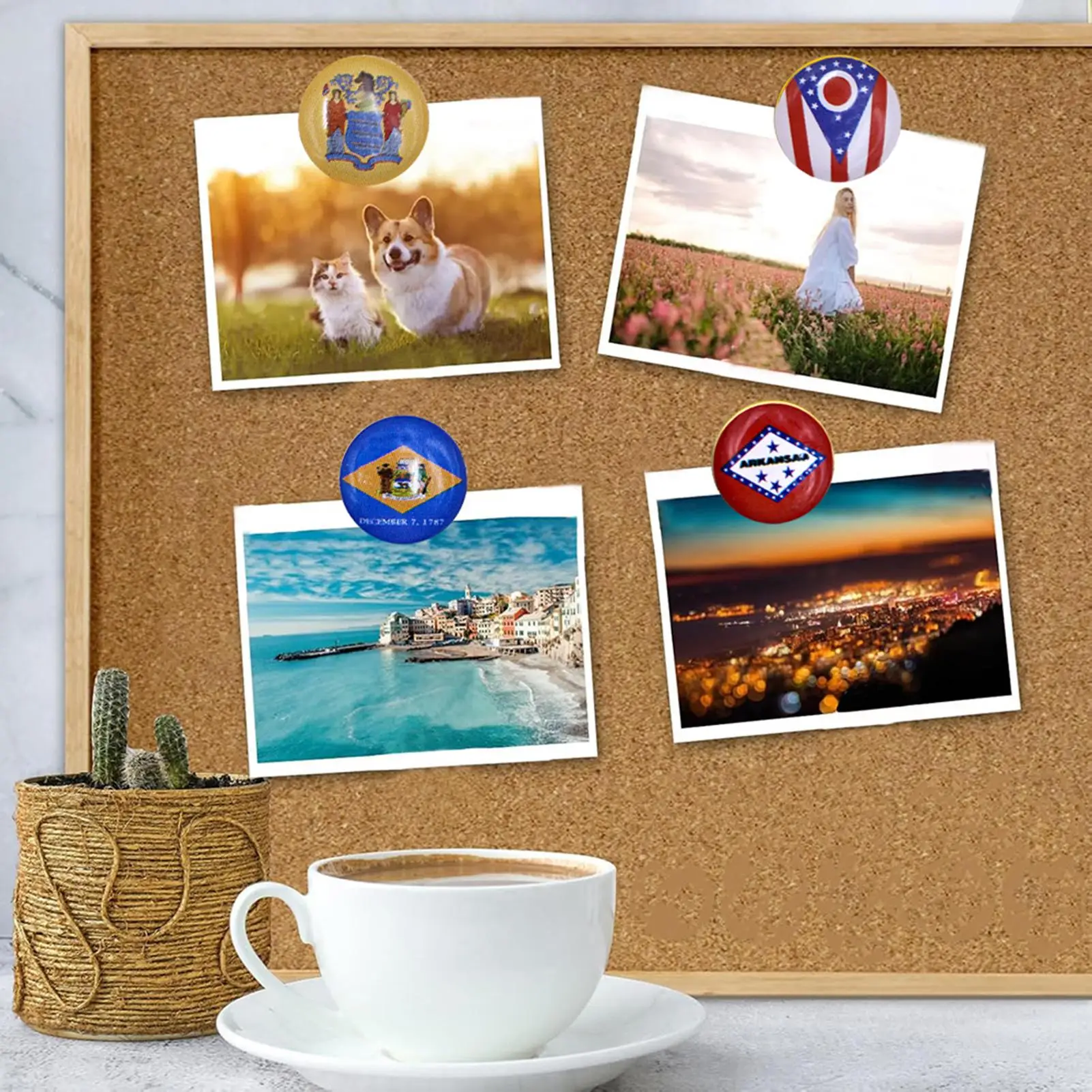 

Кнопки для доски объявлений, 51 шт., государственные флаги, дизайнерские декоративные гвозди, портативные для рождественской кухни, дома, класса