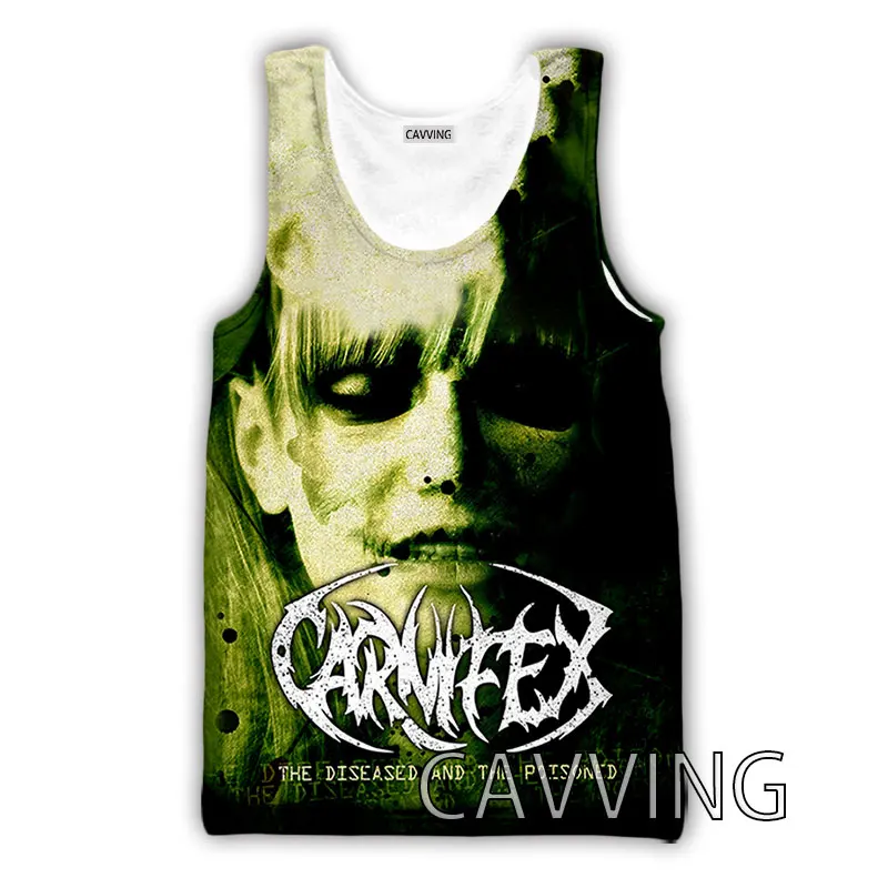 New Fashion Women/Men's 3D Print  Carnifex  Rock  Tank Tops Harajuku  Vest  Summer Undershirt Shirts Streetwear