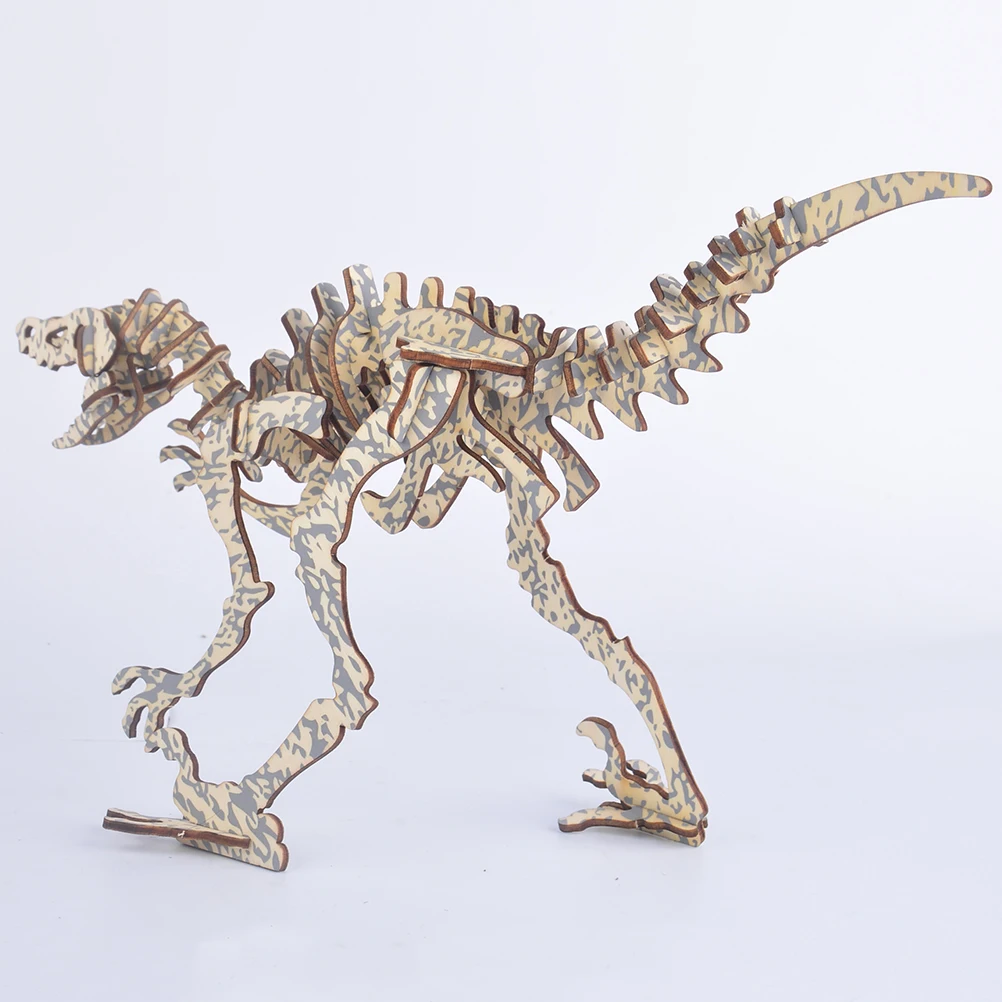 3D пазлы деревянные пазлы игрушки динозавр пазл динозавр головоломка