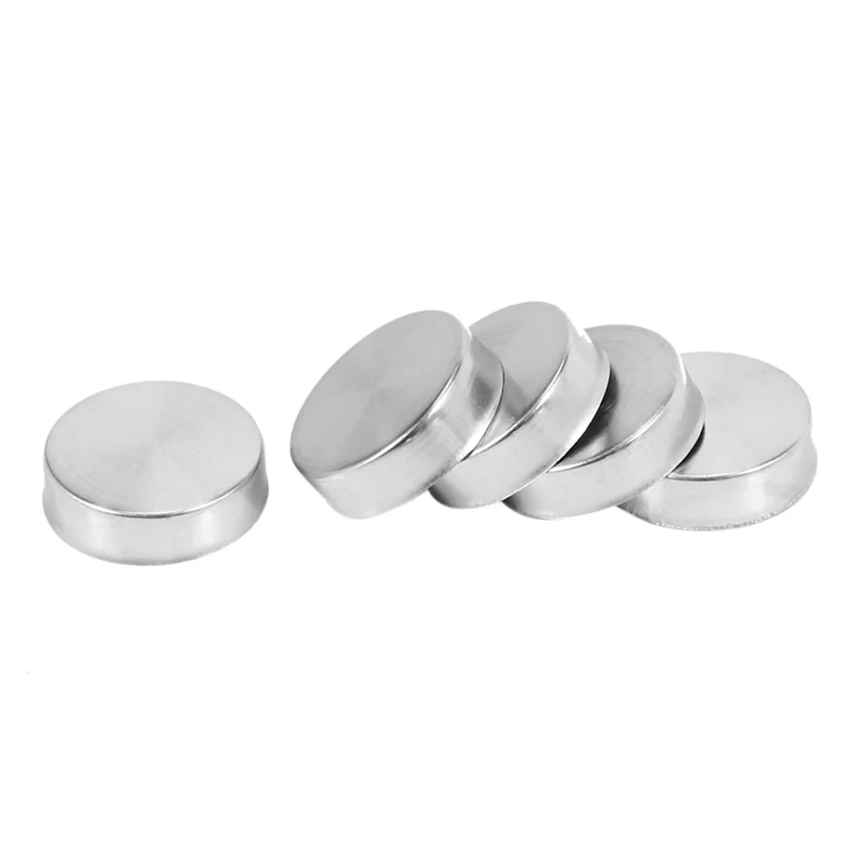 ABGR-40 個 14 ミリメートル直径ステンレス鋼装飾ミラースクリューキャップ釘