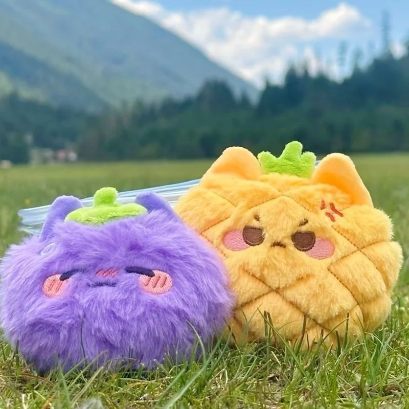 퀴렐 레비의 답장 플러시 인형 펜던트 문 리버 파인애플 탈부착 가능 세탁 가능 인형 마운틴 대나무 키체인 가방 펜던트 선물