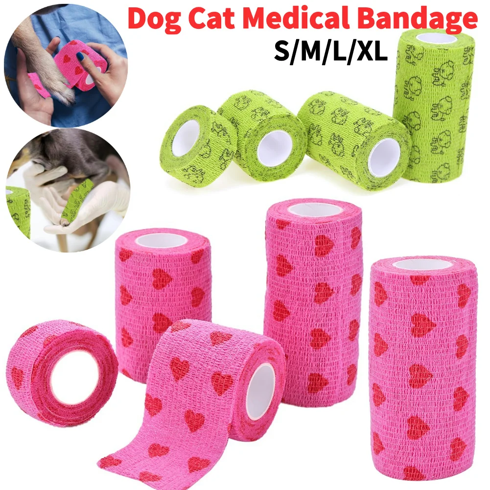 Self-Adhesive Tattoo Grip Bandage Elastic Non-woven Wraps Tape Disposable Tattoo Bandage Grip Tape Finger Protection 5-10cm