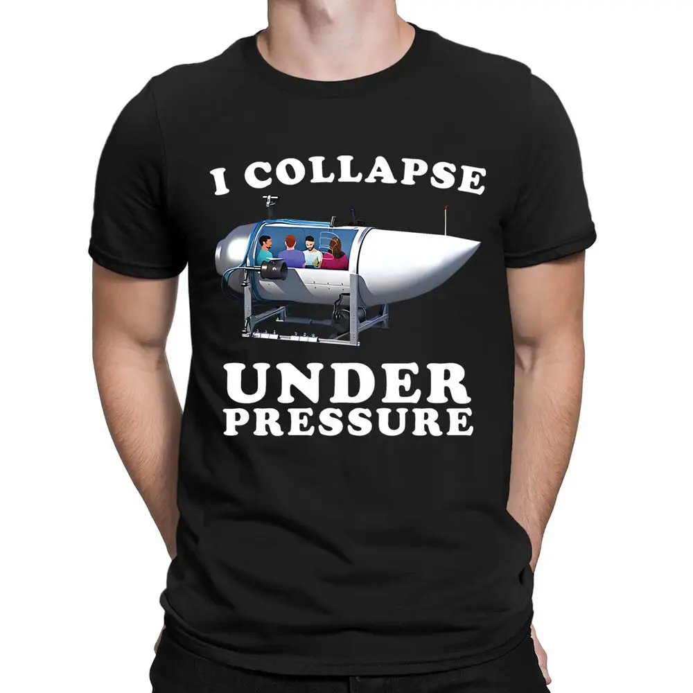 I Collapse Under Pressure Funny Meme Dark Humor Gift Mens Womens T-Shirts #NED