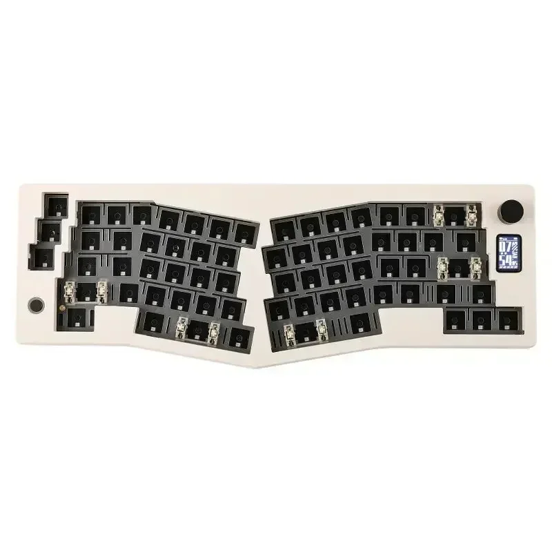 

Cidoo Abm066 Alice Custom Screen Mechanical Keyboard Multifunctional Knob Three Mode Rgb Wireless Gaming Keyboard Gasket Via Mac