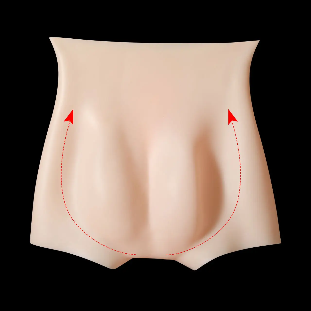 Crossdresser Underwear Inserted Into Artificial Hole Boxers Silicone Supplies Artificial Vagina Fake Butt Hip Lifting Panties