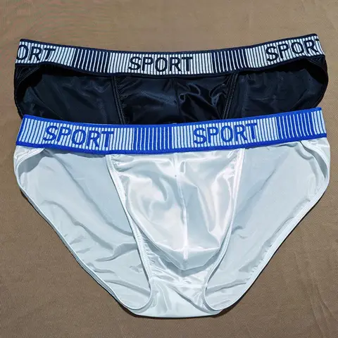 Classic Solid Color Briefs Breathable Underwear Men Briefs 20 Spandex Blend 80 Polyamide Material Brand New Condition