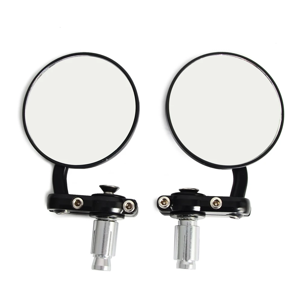 

​22mm Universal Motorcycle Mirrors Rearview Side Mirror Motorbike Accessories 2pcs Handle Bar End Mounting