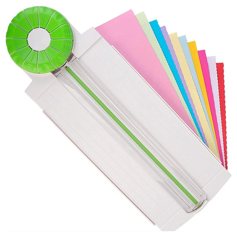 Paper Trimmer 4 Style Scrapbooking Tool Straight Line/Dotted Line/Lace/Indentation For Cutting Photo