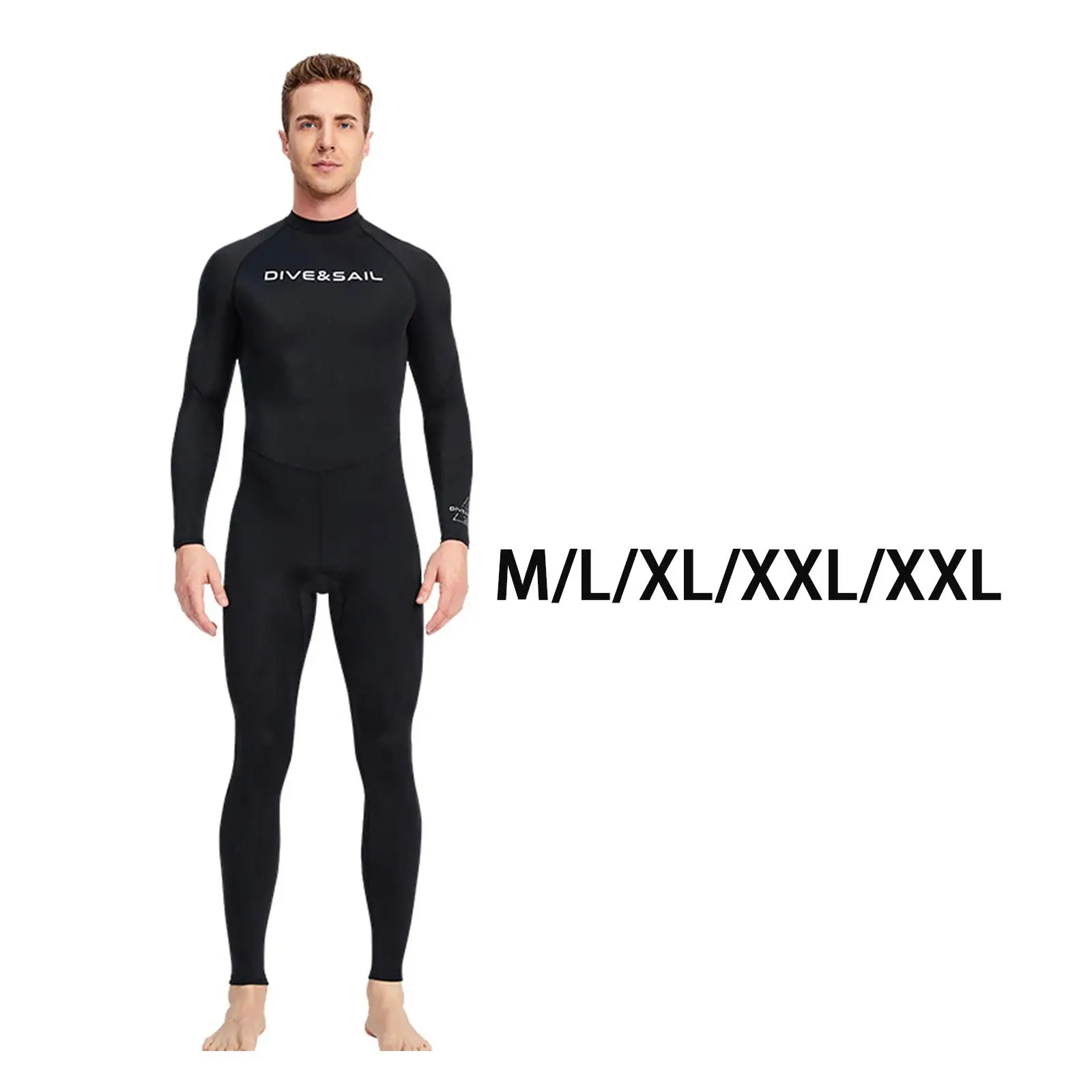 Women Men Diving Wetsuit One-piece Back Zipper UV Protection Surfing Scuba Snorkeling Swimsuit