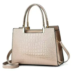 Brand Fashion Casual Women Shoulder Bags Silver Gold Black Handbag PU Leather Female Big Tote Bag Ladies Hand Bags Sac