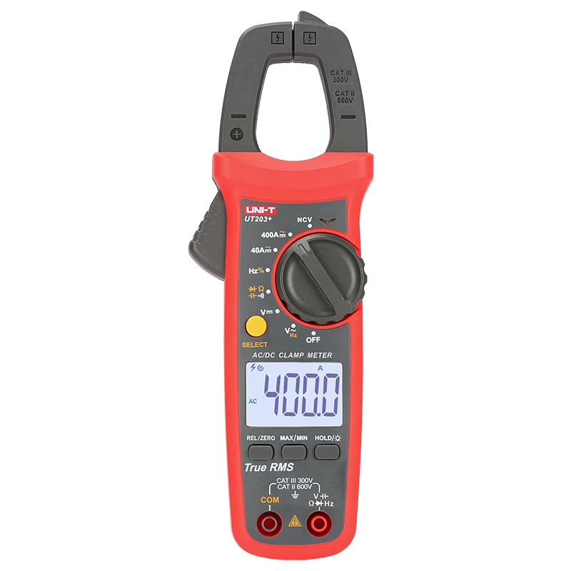 Uni T Ut201 + Ut202 + 203 + Ut204 + Digitale Klemmeter Ac Dc Voltage Amperimetro Tester Tang Ammeter Weerstandsfrequentiemeter