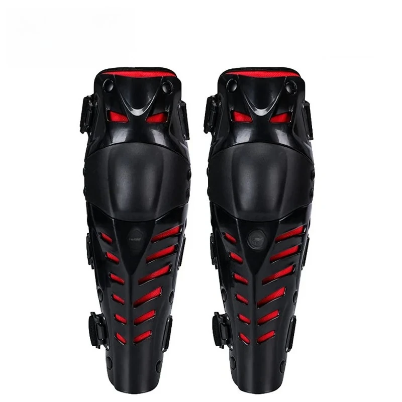 

3-Section Anti Fall Knee Shin Guards, Breathable Soft Knee Protector for Off Road MTB Riding Extreme Sports Skating Outdoor Gear