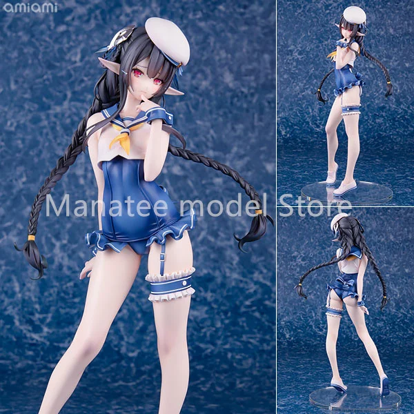 

AmiAmi x AMAKUNI Original PHANTASY STAR ONLINE 2 es Blue Sea Annette 1/7 PVC Action Figure Anime Model Toys Doll Gift