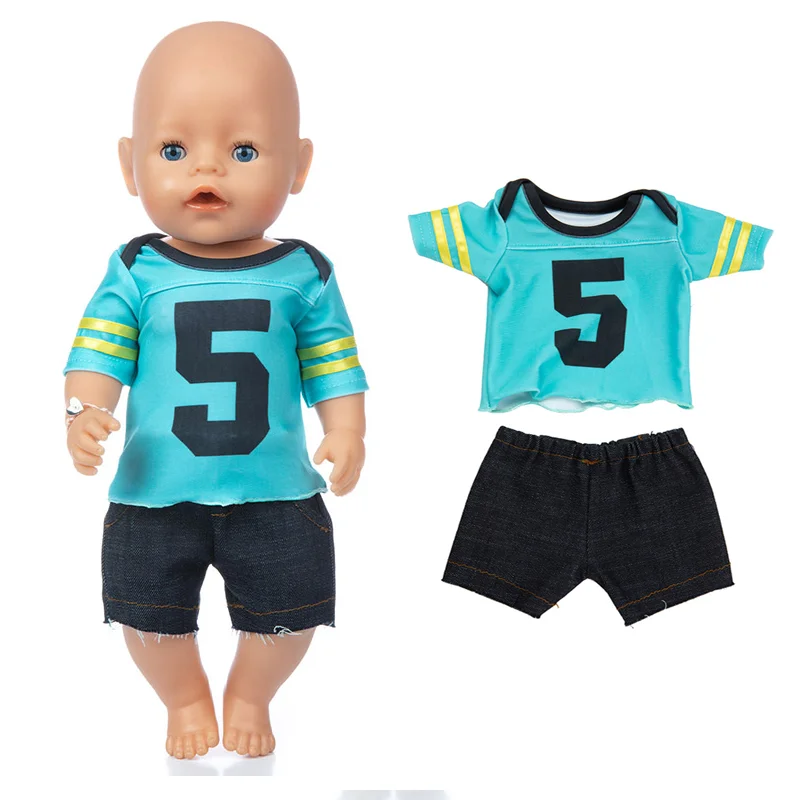 43cm New Dom Riding Clothes for Babynew Born Doll Clothes 18" American OG Girl Doll Jacket