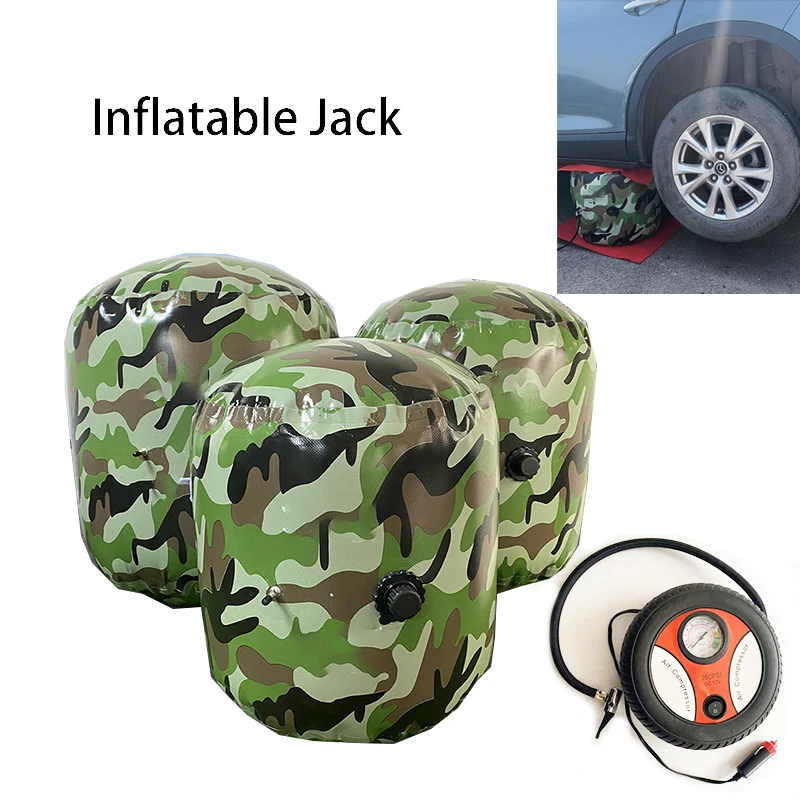 Inflatable Jack Exhaust Air Jack For Sedan Wheel Support Jacks Convenient Rescue Airbag For Getting Out Of Trouble