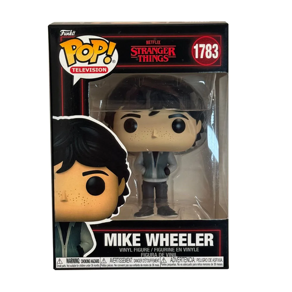 Funko TV Strangers Pops Mike Wheeler # 1783 Thing - Figuras de Ação Will Byers Dustin Steve, Brinquedos Colecionáveis, Bonecos, Presente, Decoração, Modelo