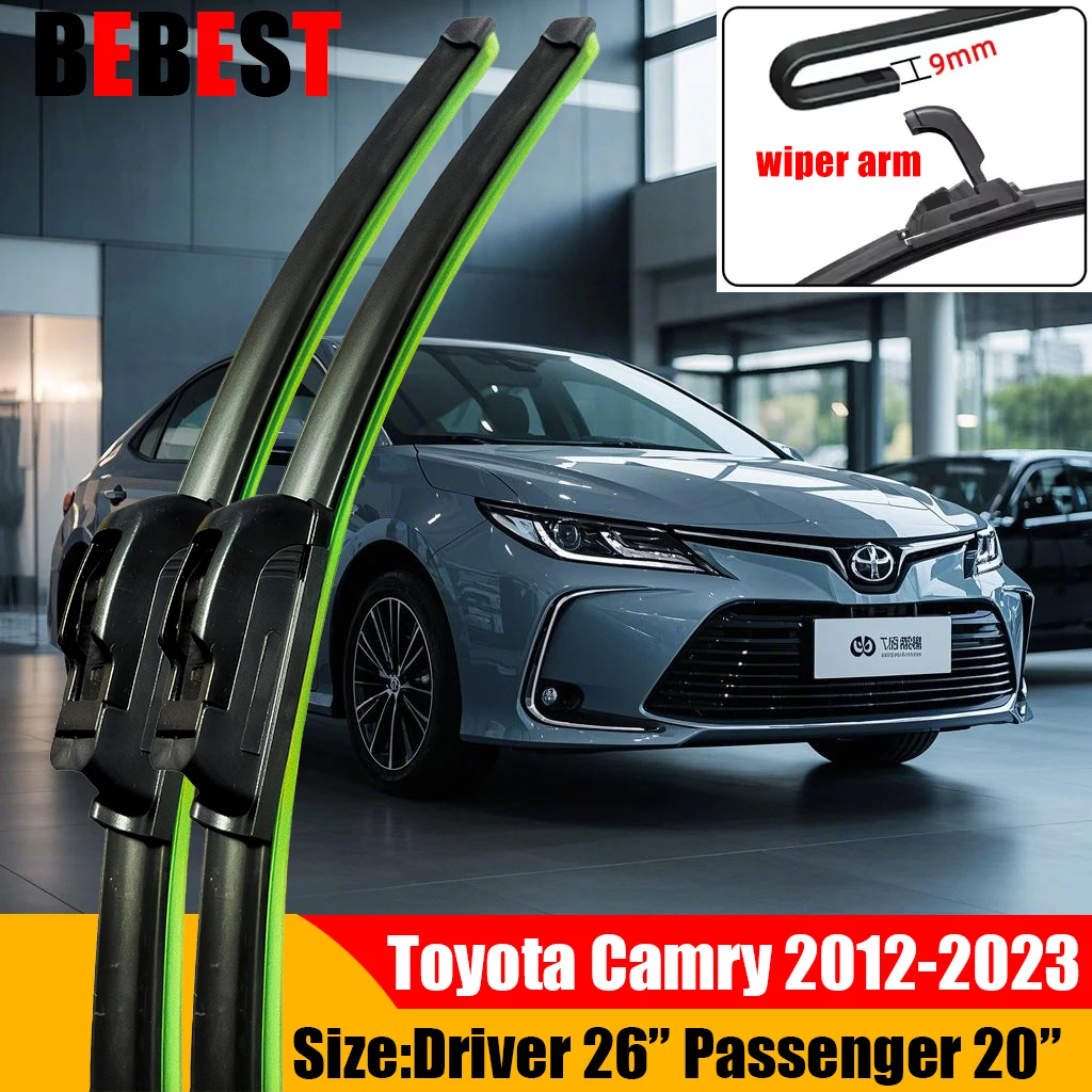 

Передние щетки стеклоочистителя для Toyota Camry 2016-2023 2017 2018 2019 2020 2021 2022 аксессуары для лобового стекла 26 "+ 20"