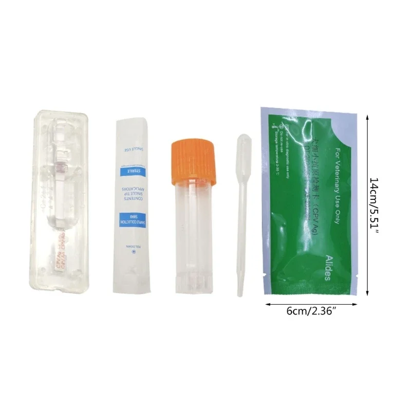 Test Strips for Cat and Dog Monitoring Pet Health Fast Detects CPV-CDV-FPV-TOXO-CCV At Home Easy to Use Kits