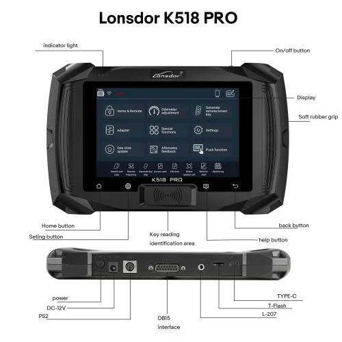 Lonsdor K518 PRO FCV Version (Free Combination Version) All-in-One Key Programmer 5+5+N Car Series Free Use Full Functions Free