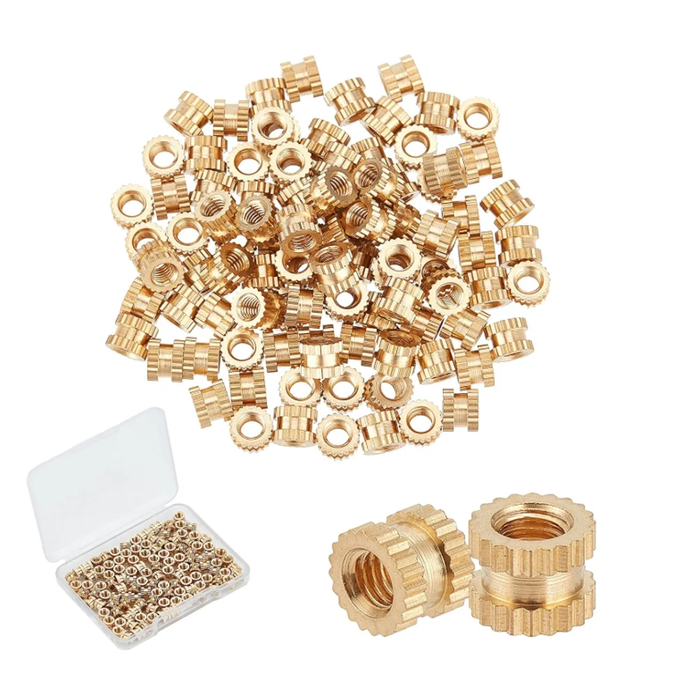400Pcs Brass Knurle…