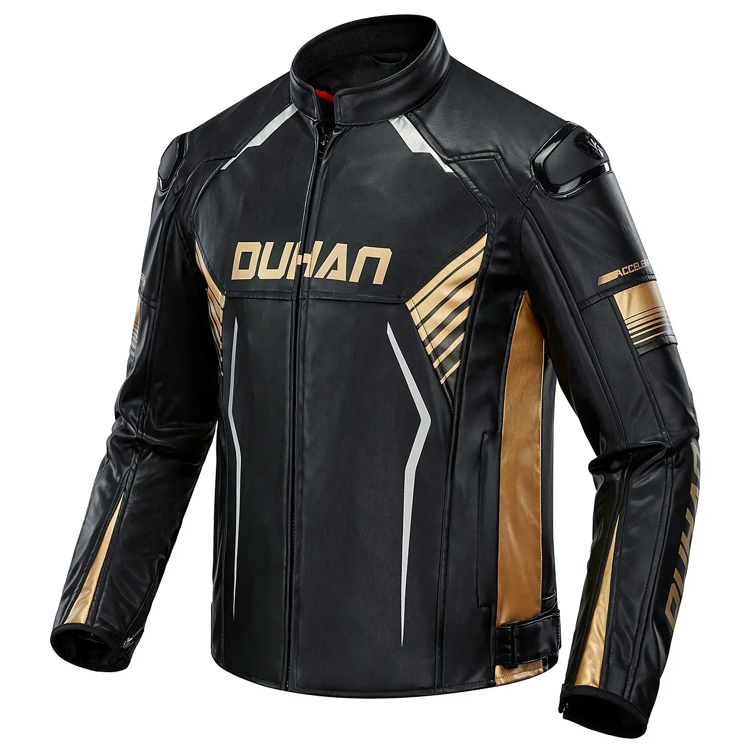 Motorbike Jacket PU biker s Motorcycle & Auto Racing Wear Men and Women Leather