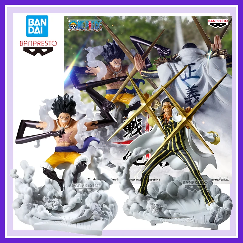 

В наличии: Фигурки Bandai Banpresto One Piece Spectacular Battle Scenery - Борсалино, Монки Д. Луффи. Аниме-фигурки, модель для декора.