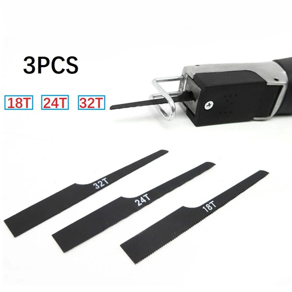 공압 톱 블레이드 32T 공기 톱 블레이드 블랙 미니 공압 톱 블레이드 18T 파일 톱 도구 공압 3pcs 실용