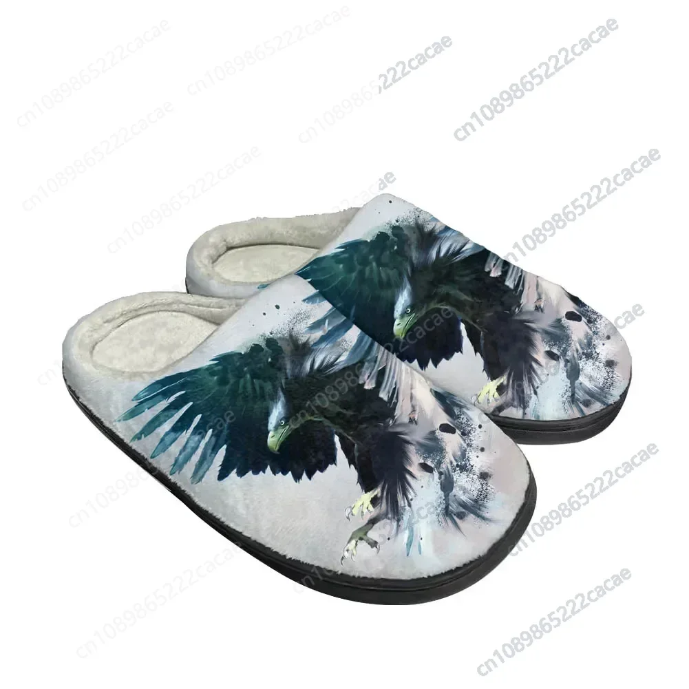 

Hot Cool USA Eagle Fashion Cotton Custom Slippers Mens Womens Sandals Plush Casual Keep Warm Shoes Thermal Comfortable Slipper