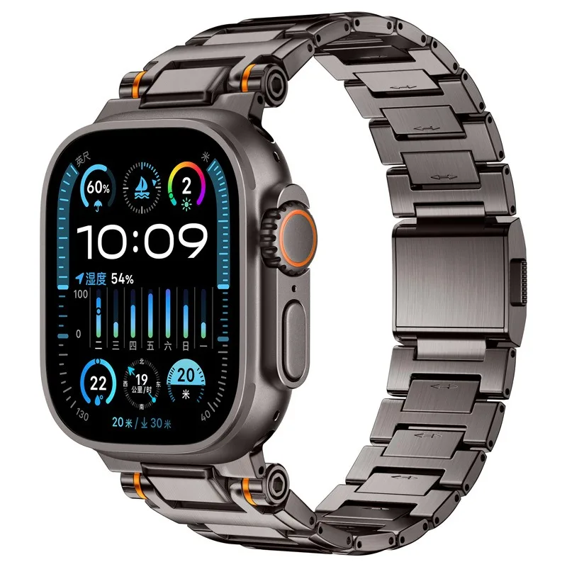Metal Strap for Apple Watch Ultra 2 49mm 46mm 45mm 44mm 42mm Magnetic clasp Wristband for iWatch Series 10 Ultra 9 8 7 6 SE Belt