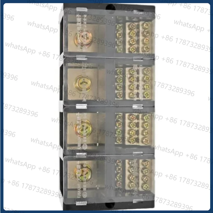 Three-phase Four-wire Power Distribution Block 4 Pole Terminal Wiring Module Splitter 250A Current Copper Junction Box
