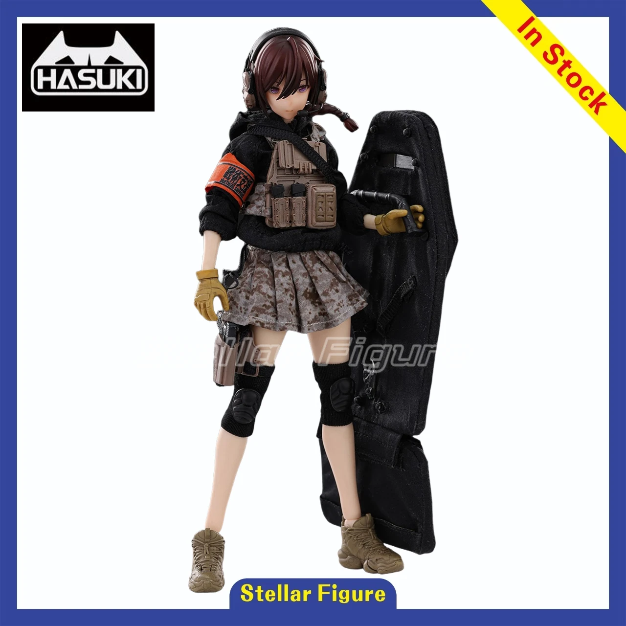 

【SF】В наличии: Коллекционная фигурка HASUKI Pocket Art Series PA004 Defense Hand Uzuki Rei, масштаб 1/12, подвижная, модель для коллекции, подарок