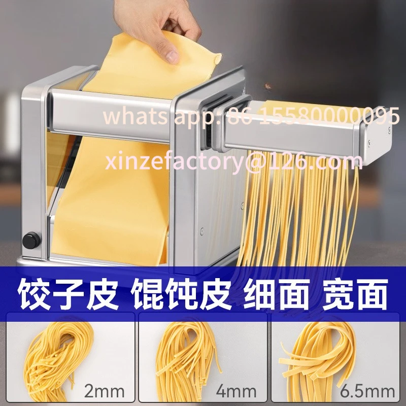 

Customisable Electric Pasta Roller with Slicer Multi-Functional Pasta Machine Manual Rolling Pin Wonton and Dumpling Skin Maker