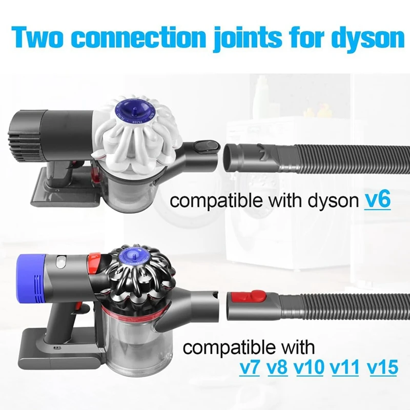 Dryer Vent Cleaner Kit For Dyson V6 V7 V8 V10 V11 V12 V15 Replacement Spare Parts Accessories 1Set