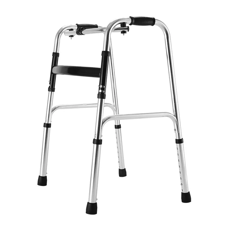 

Lightweight Two Wheels Rollator Walker Aluminum 150kg Load Capacity Disabled Persons Home Use Physical
