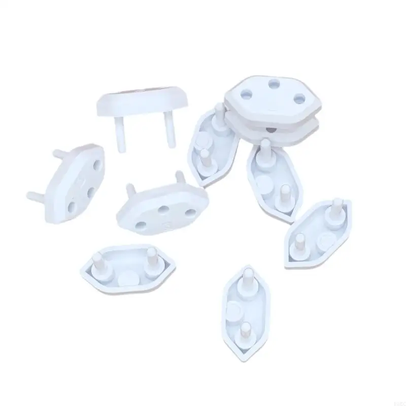 

F3KC 10pcs Baby Proof Outlet Protective Guard with Round Corners for Finger Safety