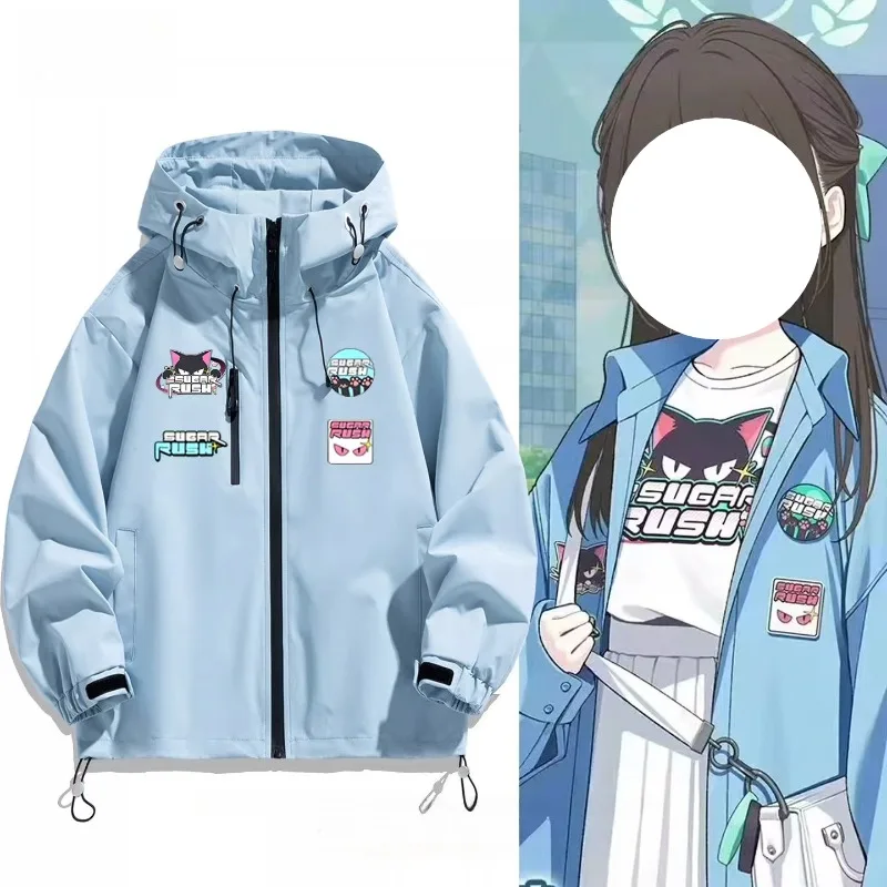 

Kurimura Airi Cosplay Costume Anime Sportswear Jacket Hoodie Sports Coat for Women Men Halloween Party Roleplay Daily Outfit