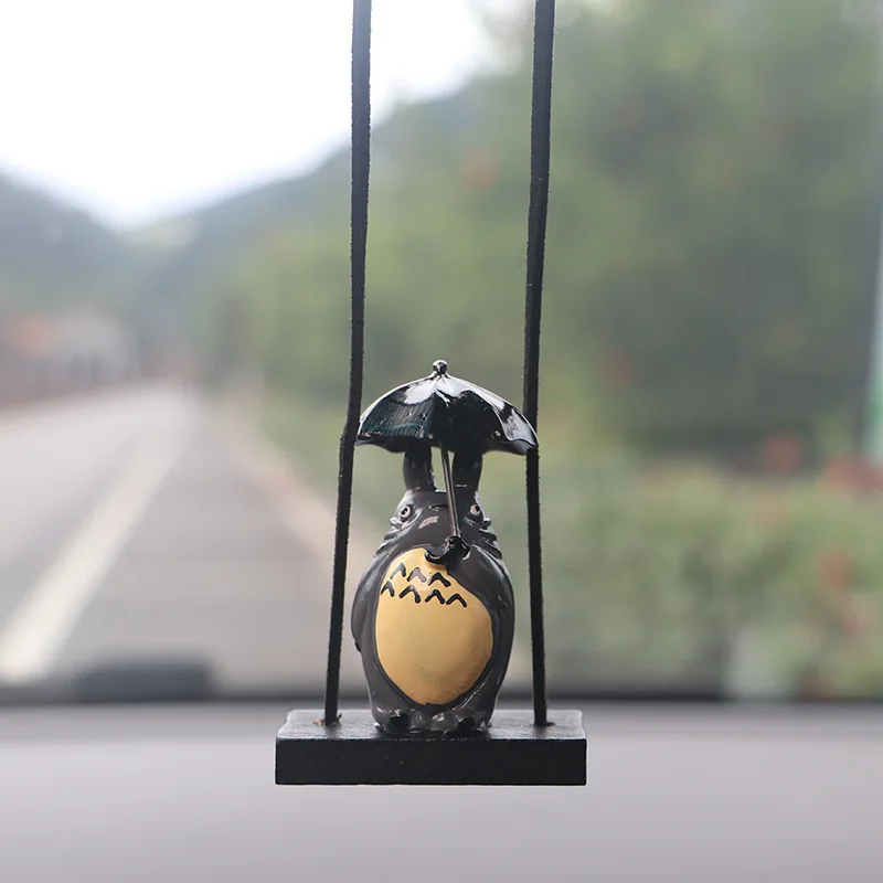 My Neighbor Totoro Car Hanging Ornament Auto Interior Pendant Charm Vehicle Rearview Mirror Decor Collectible Souvenir Accessory view 3