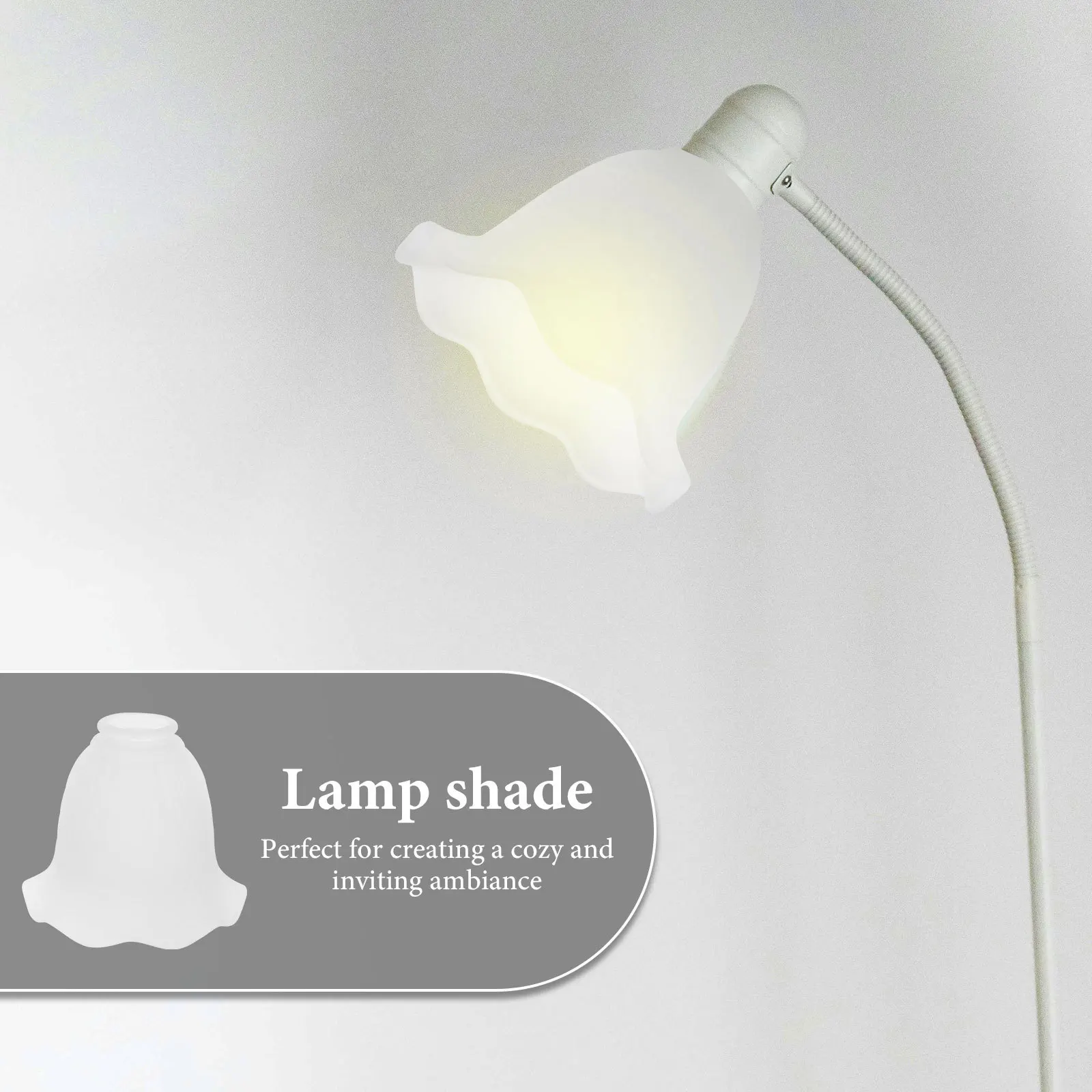 

Wood Kapok Glass Lampshade Replacement Unique Reverse Mouth Design Lamp Shade for Cozy Lighting Modern Pendant Light Shade