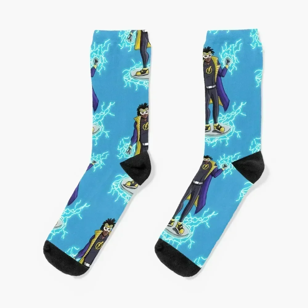 

Static Shock Socks Men's Toe sports christmas gift japanese fashion Man Socks Women's
