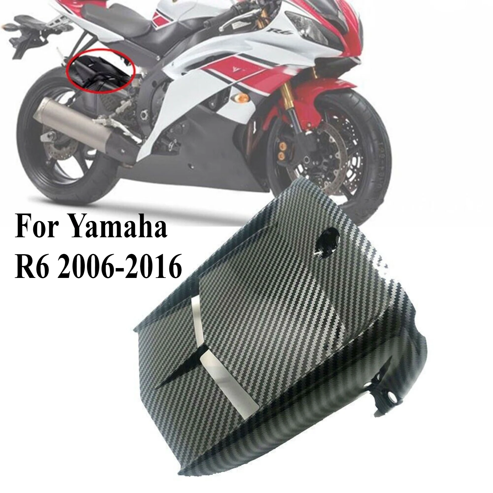 For Yamaha R6 2006-2016 Motorcycle Splash Guard Front Wheel Hugger Fender Mudguard Mud Splash Mud Guard Cover - Fairing