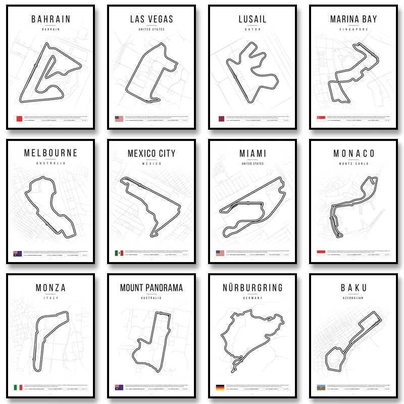 Белый-постер-с-треком-формулы-2025-эстетическая-гоночная-картина-на-холсте-гоночная-трасса-принт-настенная-художественная-картина-для-украшения-дома-в-гараже
