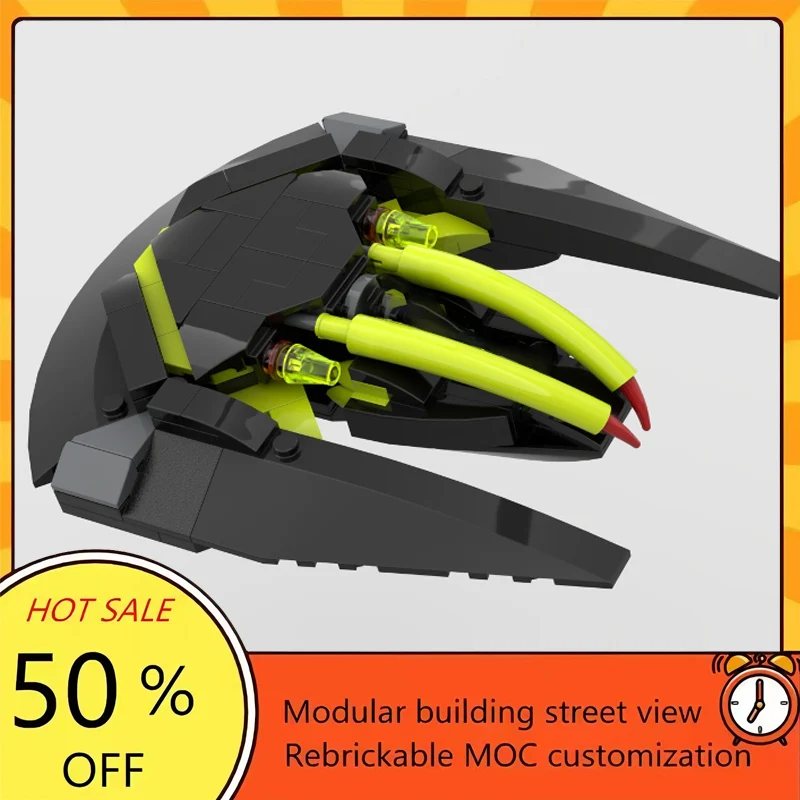 

145PCS Popular Space War Movie Model MOC Building Bricks Spaceship Modular Technology Gifts Holiday Assemble Children Toy Suit