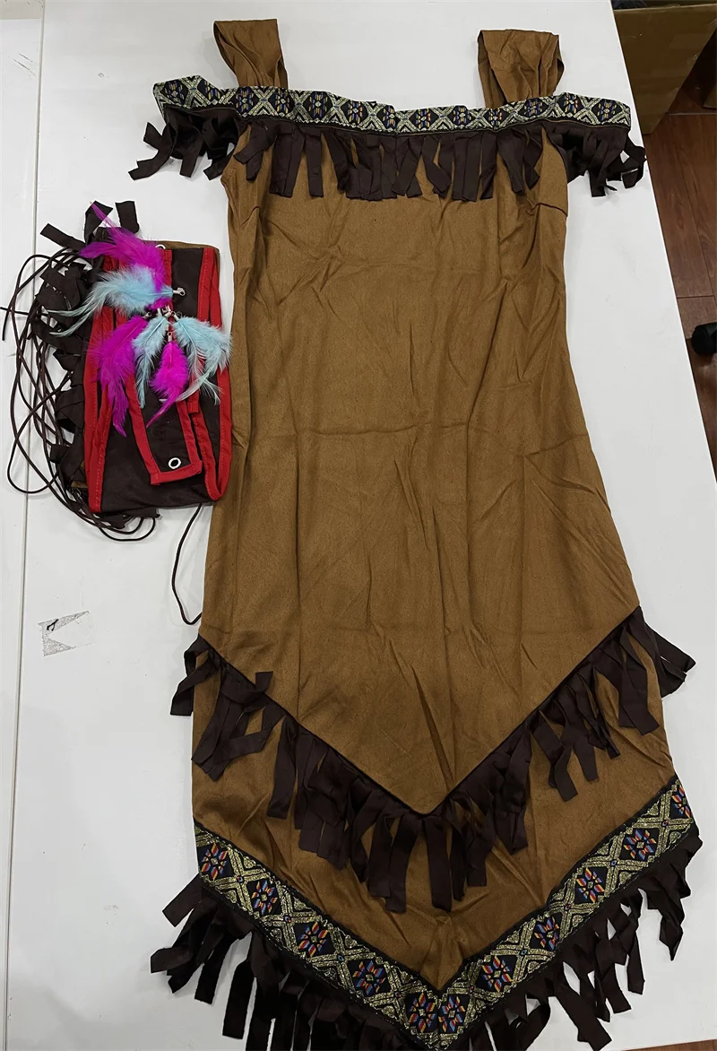brown pocahontas dress Beach Riot Valory Maxi Dress main image 0